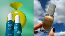 The egg-shaped silicone insert inside the Great Barrier Relief bottle shrinks as the product is used, minimising waste and making it easier to recycle empties. ©KraveBeauty